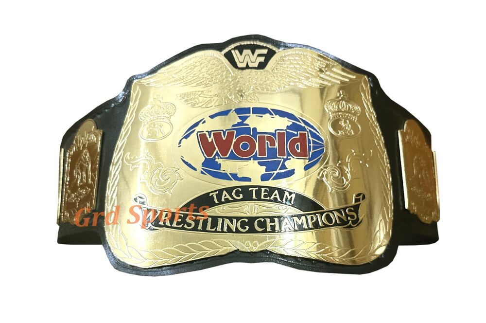 3213 GRD World Tag Team Wrestling Championship Replica Title Belt Adult